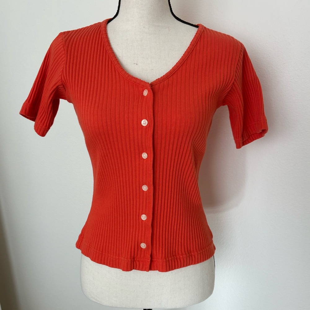 Vintage 90s Laura Ashley Orange Tee